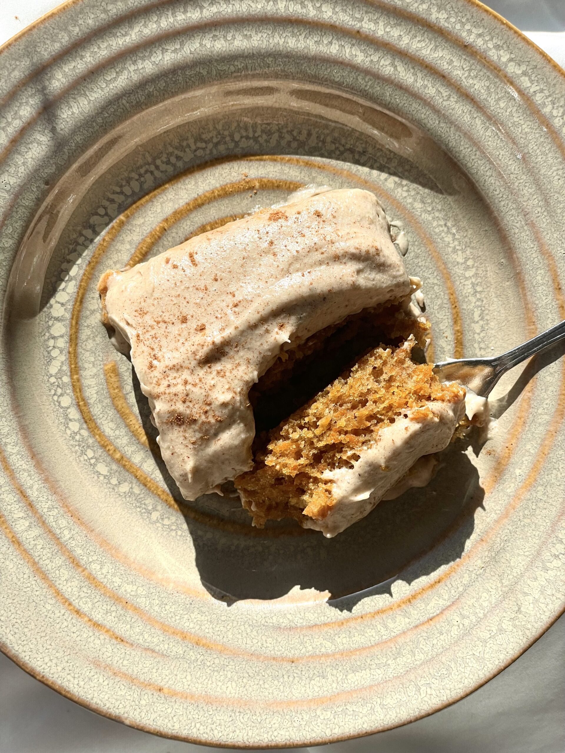 Chai spiced carrot cake