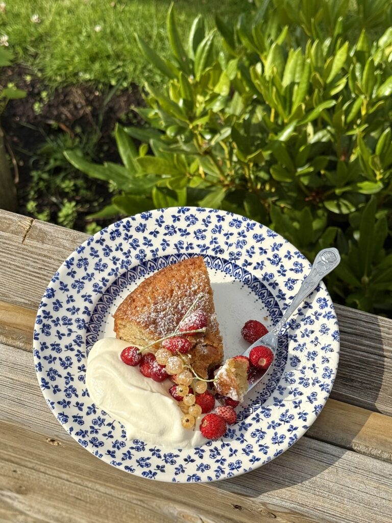 Almond Cake with Cardamom & lemon
