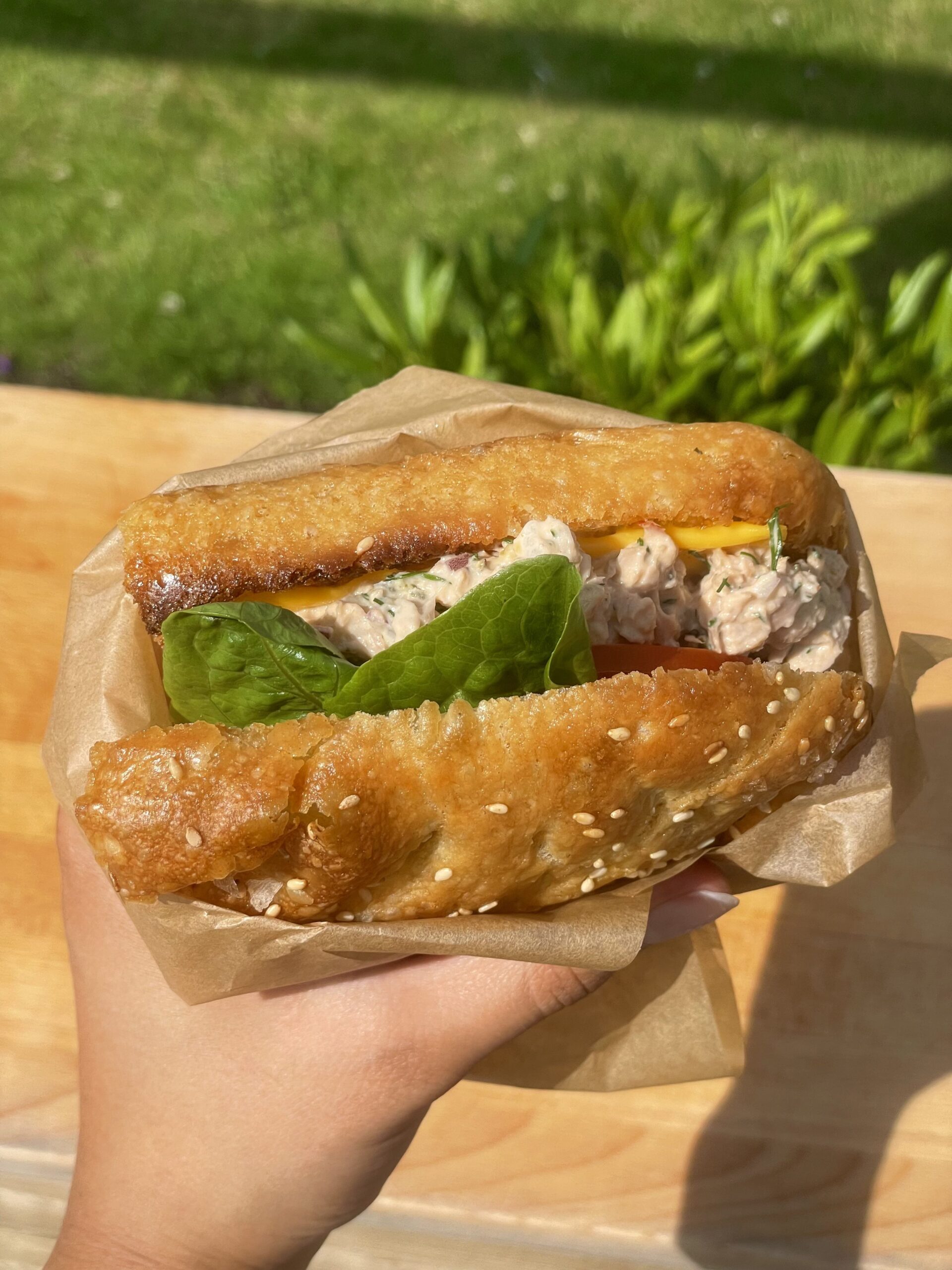 Spicy Focaccia Tuna Melt