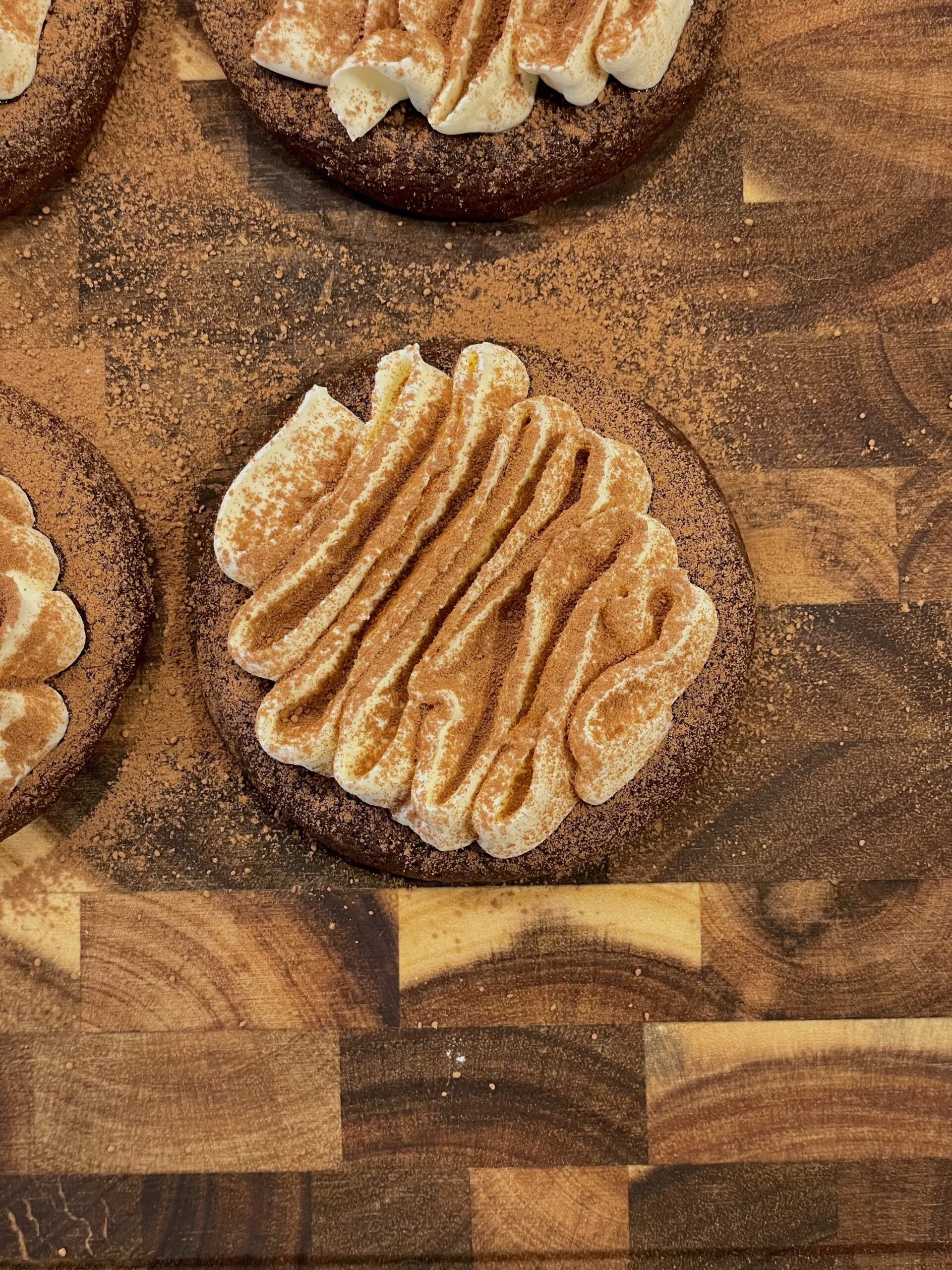 Tiramisu Brownie Cookies