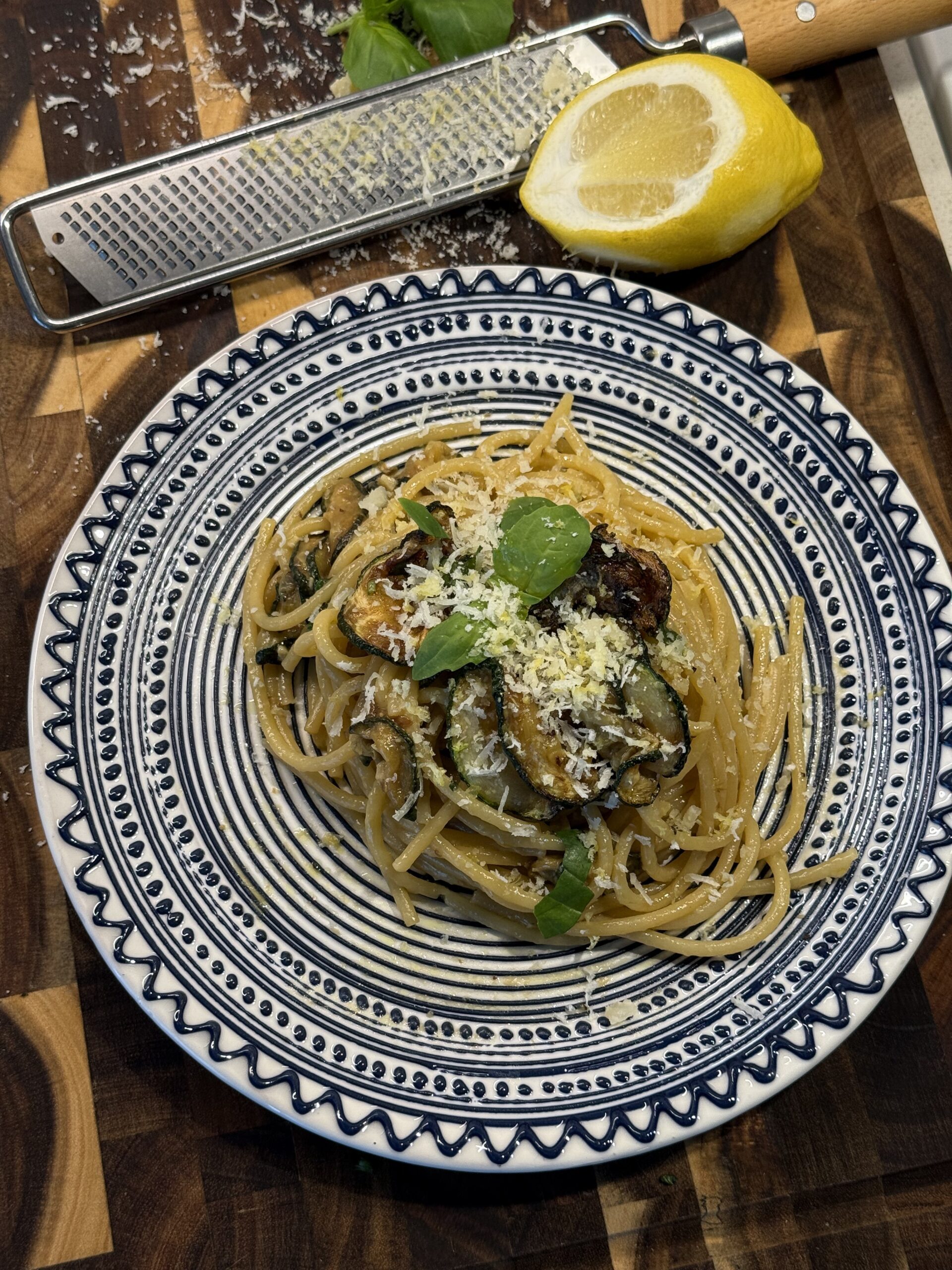 Spaghetti alla Nerano (zucchini pasta)