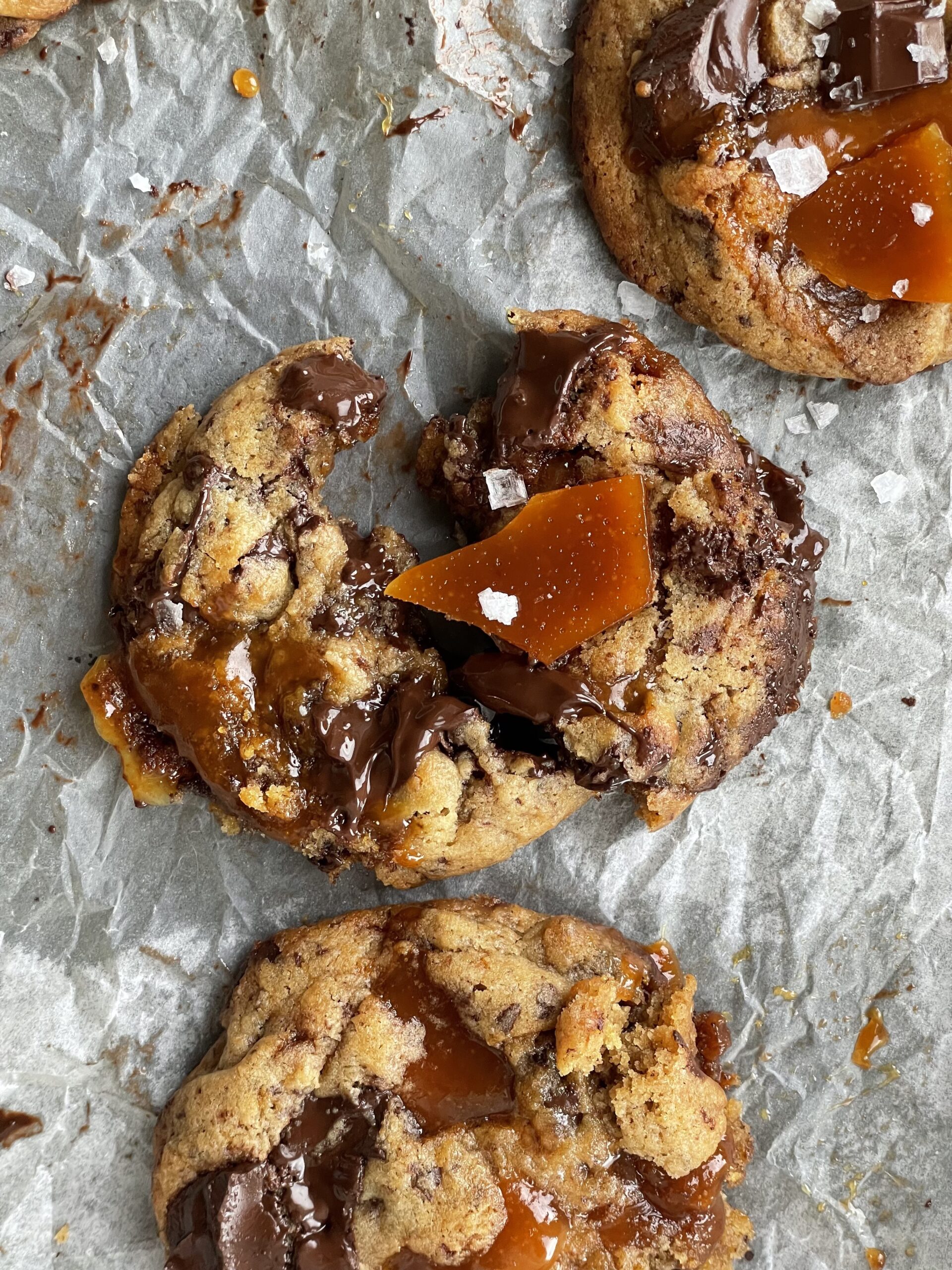 Toffee Chocolate Chunk Cookies